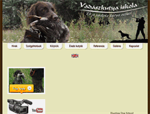 Tablet Screenshot of huntingdogschool.com